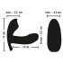 Sonrisa Panty - vibrador rosa inalámbrico y recargable para llevar puesto