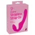 You2Toys - Double2Teaser - vibrador con arnés sin correas (rosa)