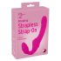 Double2Teaser: Vibrador sin arnés (rosa)