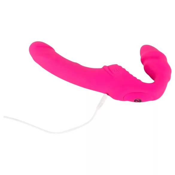 You2Toys - Double2Teaser - vibrador con arnés sin correas (rosa)