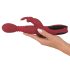 You2Toys Masajeador - vibrador G-punto movible/caliente (rojo)