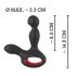 You2Toys Masajeador - vibrador prostático rotativo y calentador (negro)