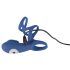 SMILE Pareja - Anillo vibrador recargable para pareja (azul)