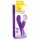 Sonrisa Turbo Giratorio - Vibrador Rotativo con Estimulador de Clítoris (lila)