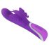 Sonrisa Turbo Giratorio - Vibrador Rotativo con Estimulador de Clítoris (lila)