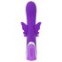 Sonrisa Turbo Giratorio - Vibrador Rotativo con Estimulador de Clítoris (lila)