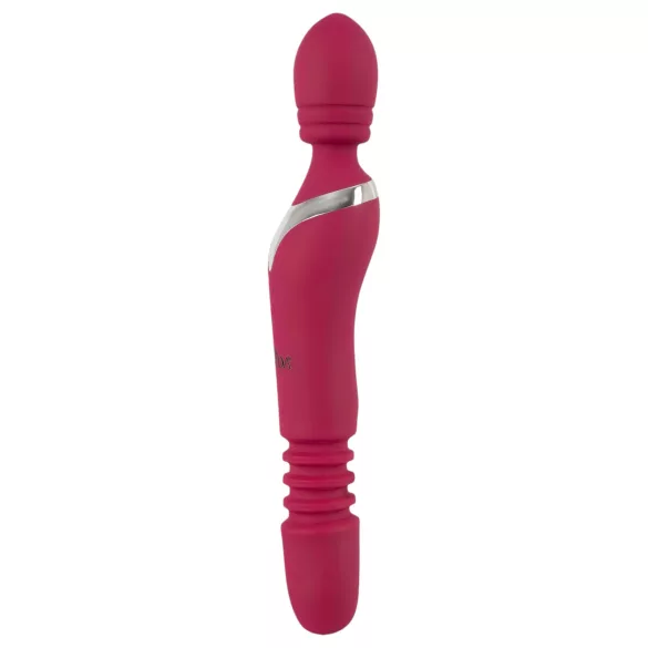 Javida Thrusting - vibrador masajeador 3 en 1 - silicona roja