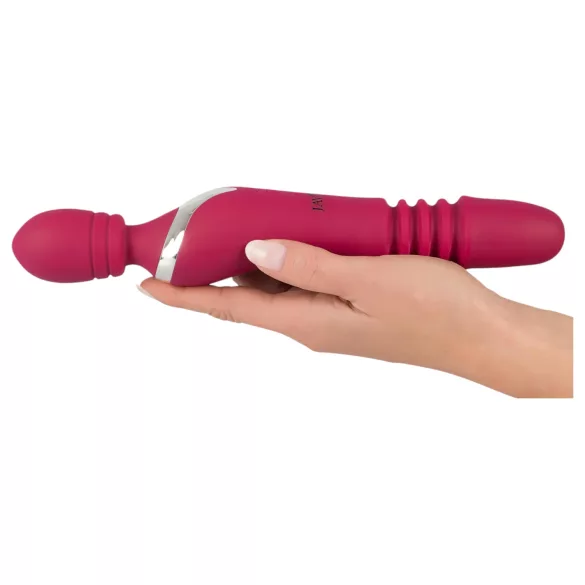Javida Thrusting - vibrador masajeador 3 en 1 - silicona roja