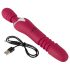 Javida Thrusting - Vibrador Masajeador 3 en 1 (rojo)