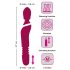 Javida Thrusting - Vibrador Masajeador 3 en 1 (rojo)