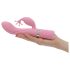 Pillow Talk Kinky - Vibrador recargable de punto G con 2 motores (rosa)