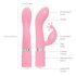 Pillow Talk Kinky - recargable vibrador doble motor punto G (rosa)
