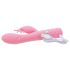 Pillow Talk Kinky - recargable vibrador doble motor punto G (rosa)