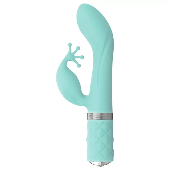 Pillow Talk Kinky - vibrador G-punto doble motor, recargable (turquesa)