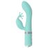 Pillow Talk Kinky - vibrador G-punto doble motor, recargable (turquesa)
