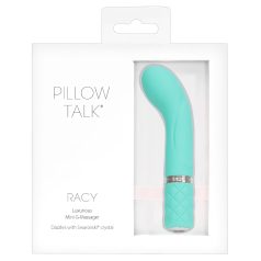   Pillow Talk Racy - vibrador estrecho para el punto G, recargable (turquesa)