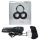 HOT Octopuss JETT - Vibrador para el glande con 2 motores (negro)