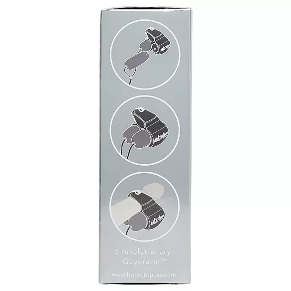 HOT Octopuss JETT - vibrador para glande con 2 motores - silicona negra