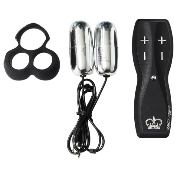 HOT Octopuss JETT - vibrador para glande con 2 motores - silicona negra