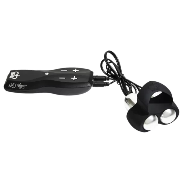 HOT Octopuss JETT - vibrador para glande con 2 motores - silicona negra