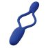 BeauMents Flexxio - Vibrador dual para parejas (azul)