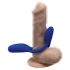 BeauMents Flexxio - Vibrador dual para parejas (azul)