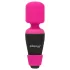 PalmPower - vibrador mini masajeador recargable - silicona rosa-negro