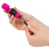 PalmPower - vibrador mini masajeador recargable - silicona rosa-negro