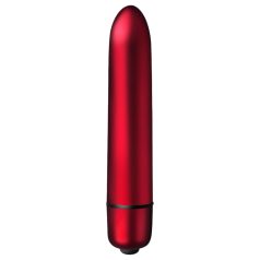   Scarlet Velvet - mini vibrador en forma de lápiz labial (10 ritmos) - rojo