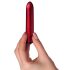 Scarlet Velvet - mini vibrador en forma de lápiz labial (10 ritmos) - rojo