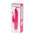 Happyrabbit Curve Slim - vibrador impermeable con estimulador de clítoris (rosa)