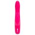 Happyrabbit Curve Slim - vibrador impermeable con estimulador de clítoris (rosa)