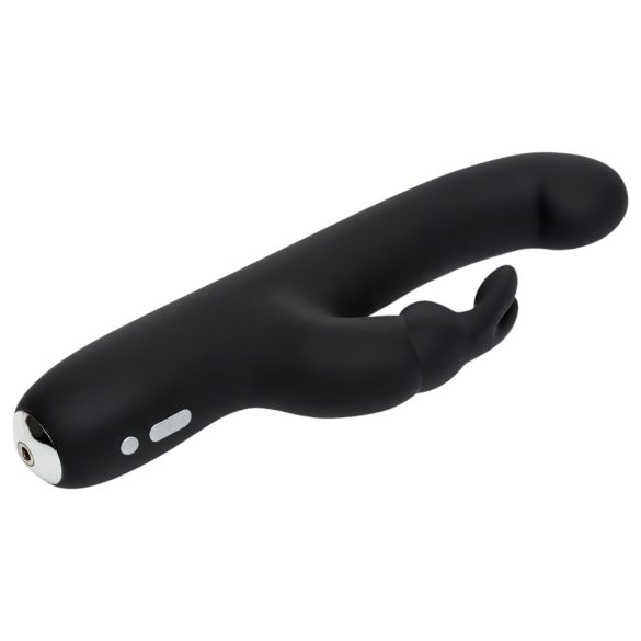 Happyrabbit - Vibrador punto G fino - silicona negra