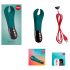 Fun Factory Manta - vibrador glande (turquesa-negro)