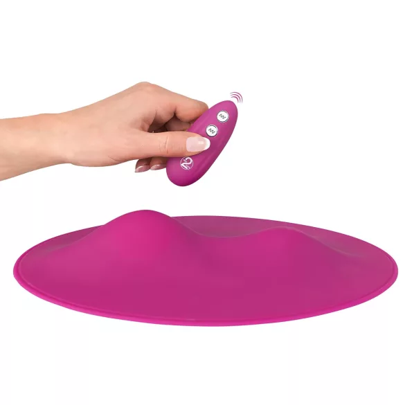 VibePad - Vibrador cojín con 2 motores y control remoto - silicona lila