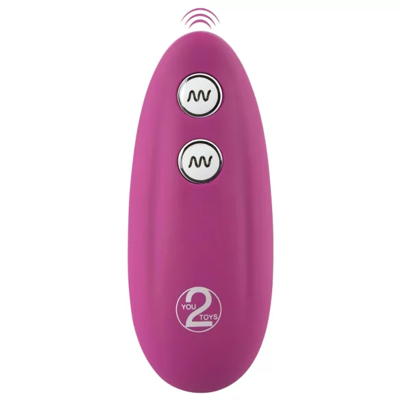 VibePad - Vibrador cojín con 2 motores y control remoto - silicona lila