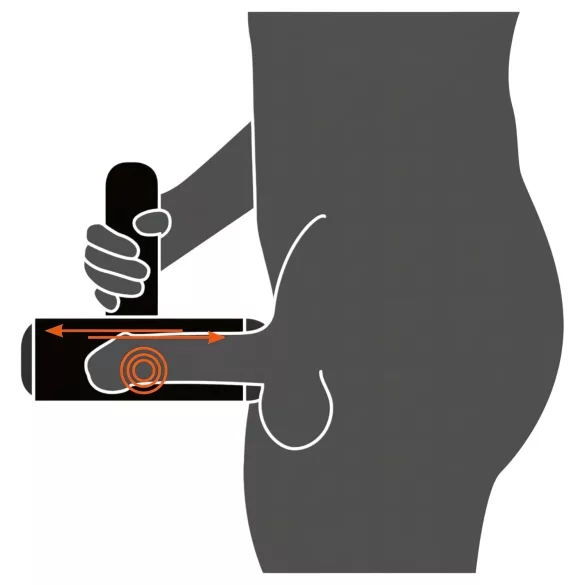 Rebel - masturbador automático vibrador movimiento arriba-abajo negro