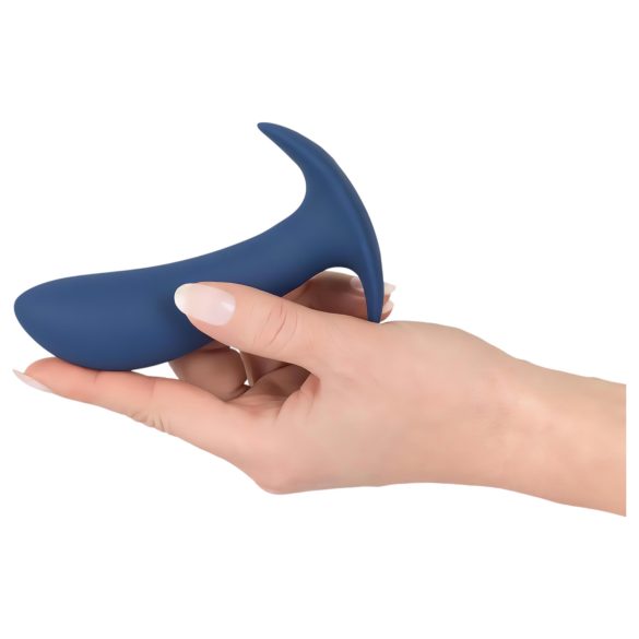 You2Toys - Plug anal vibrador recargable control remoto silicona azul