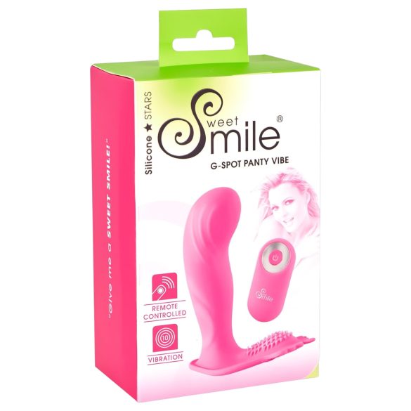 SMILE - Vibrador con control remoto recargable tipo tanga para punto G