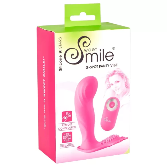 SMILE Braguita Punto G - vibrador recargable por radio, portátil (rosa)