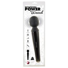You2Toys Power Wand - recargable, vibrador masajeador (negro)   You2Toys Power Wand - recargable, vibrador masajeador (negro)