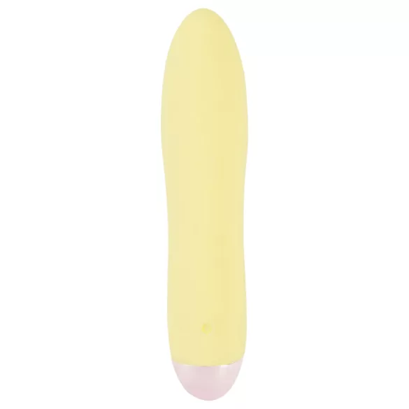 Cuties Mini Amarillo - vibrador de silicona recargable (amarillo)