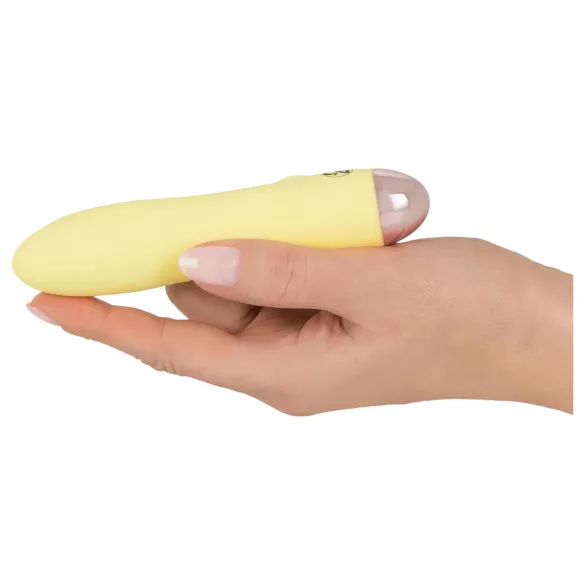 Cuties Mini Amarillo - vibrador de silicona recargable (amarillo)