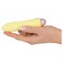 Cuties Mini Amarillo - vibrador de silicona recargable (amarillo)