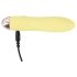 Cuties Mini Amarillo - vibrador de silicona recargable (amarillo)
