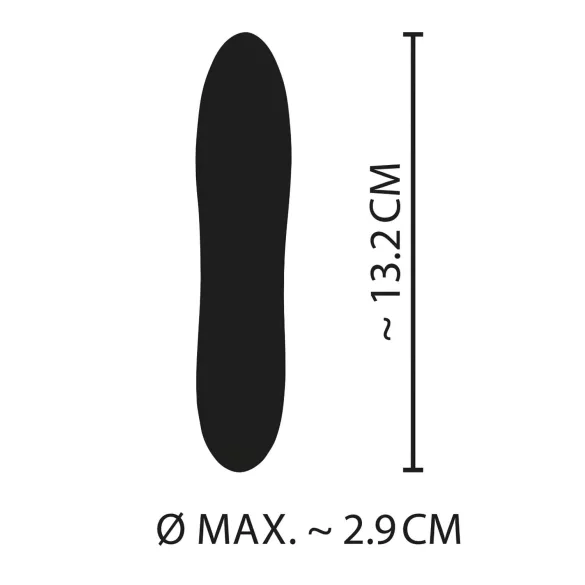 Cuties Mini Amarillo - vibrador de silicona recargable (amarillo)