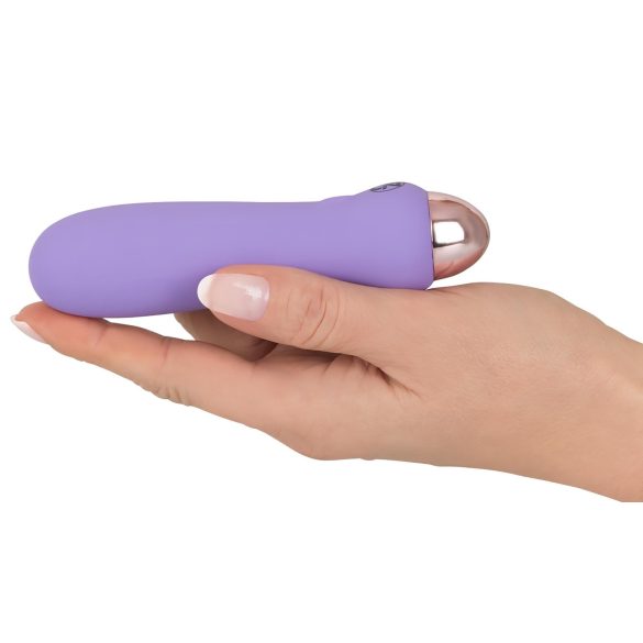 Cuties Mini Purple - vibrador recargable de silicona - color lila