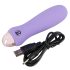 Cuties Mini Púrpura - Vibrador de barra recargable de silicona (morado)