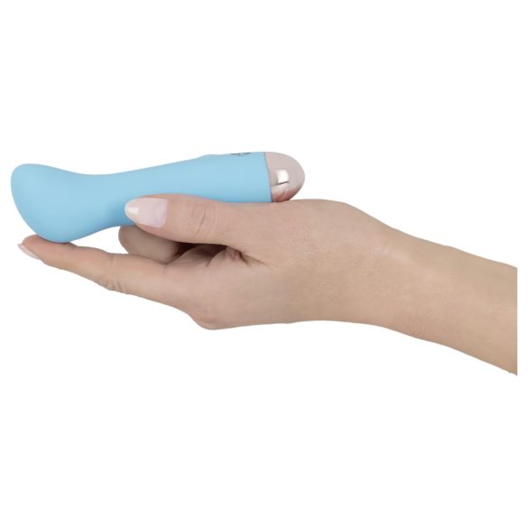 Cuties Mini Blue - vibrador punto G recargable - silicona turquesa