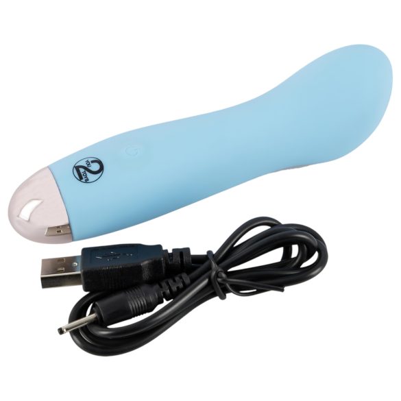 Cuties Mini Blue - vibrador punto G recargable - silicona turquesa